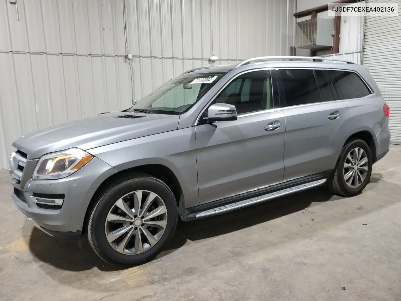 2014 Mercedes-Benz Gl 450 4Matic VIN: 4JGDF7CEXEA402136 Lot: 72706004