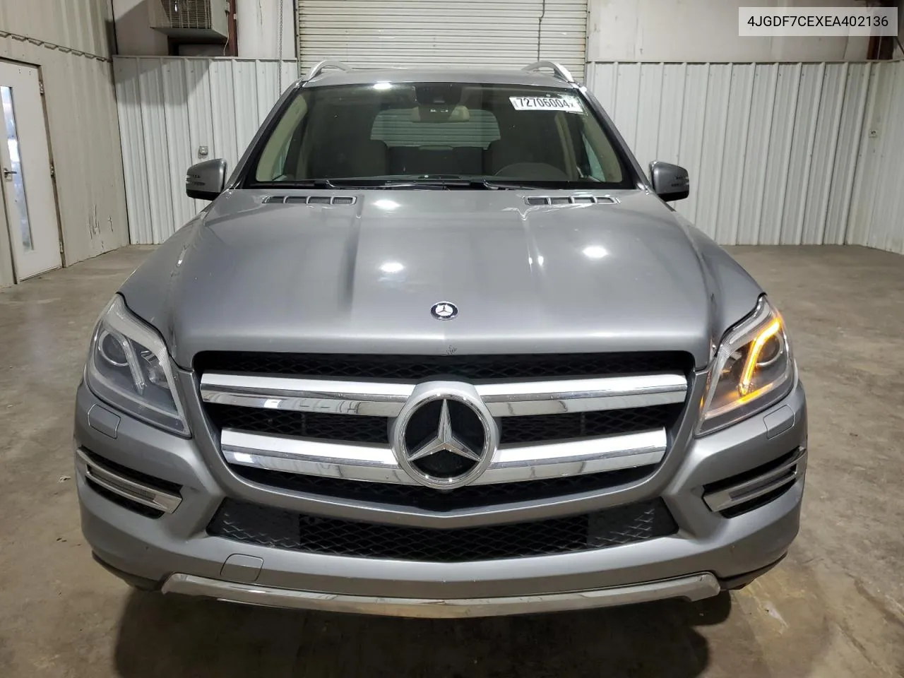 2014 Mercedes-Benz Gl 450 4Matic VIN: 4JGDF7CEXEA402136 Lot: 72706004