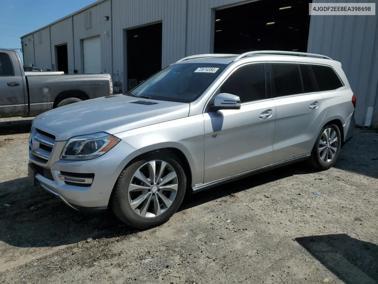 2014 Mercedes-Benz Gl 350 Bluetec VIN: 4JGDF2EE8EA398698 Lot: 73674354