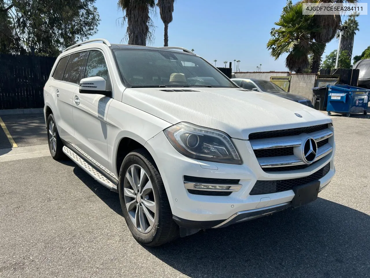 2014 Mercedes-Benz Gl 450 4Matic VIN: 4JGDF7CE5EA284111 Lot: 74320834