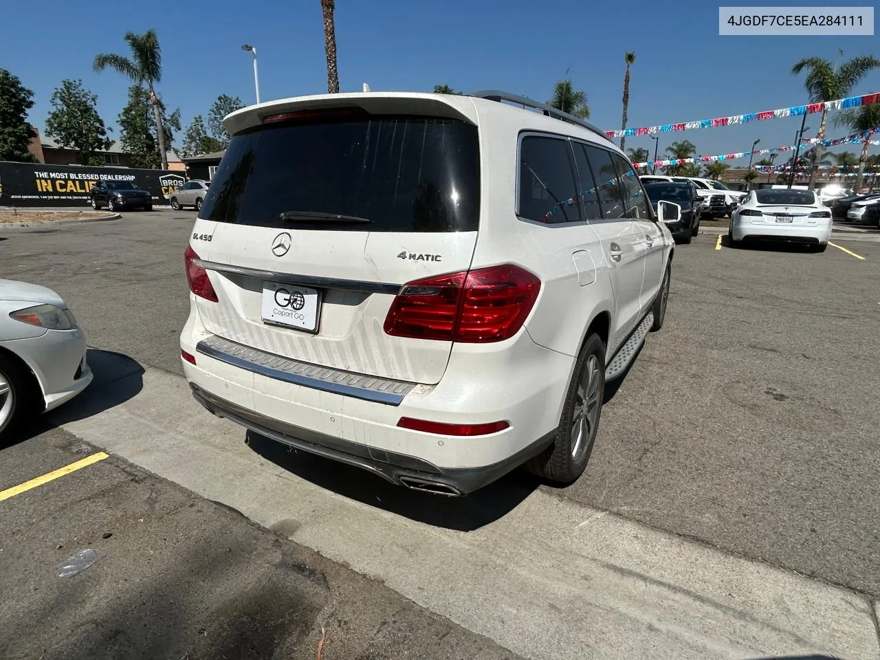 2014 Mercedes-Benz Gl 450 4Matic VIN: 4JGDF7CE5EA284111 Lot: 74320834