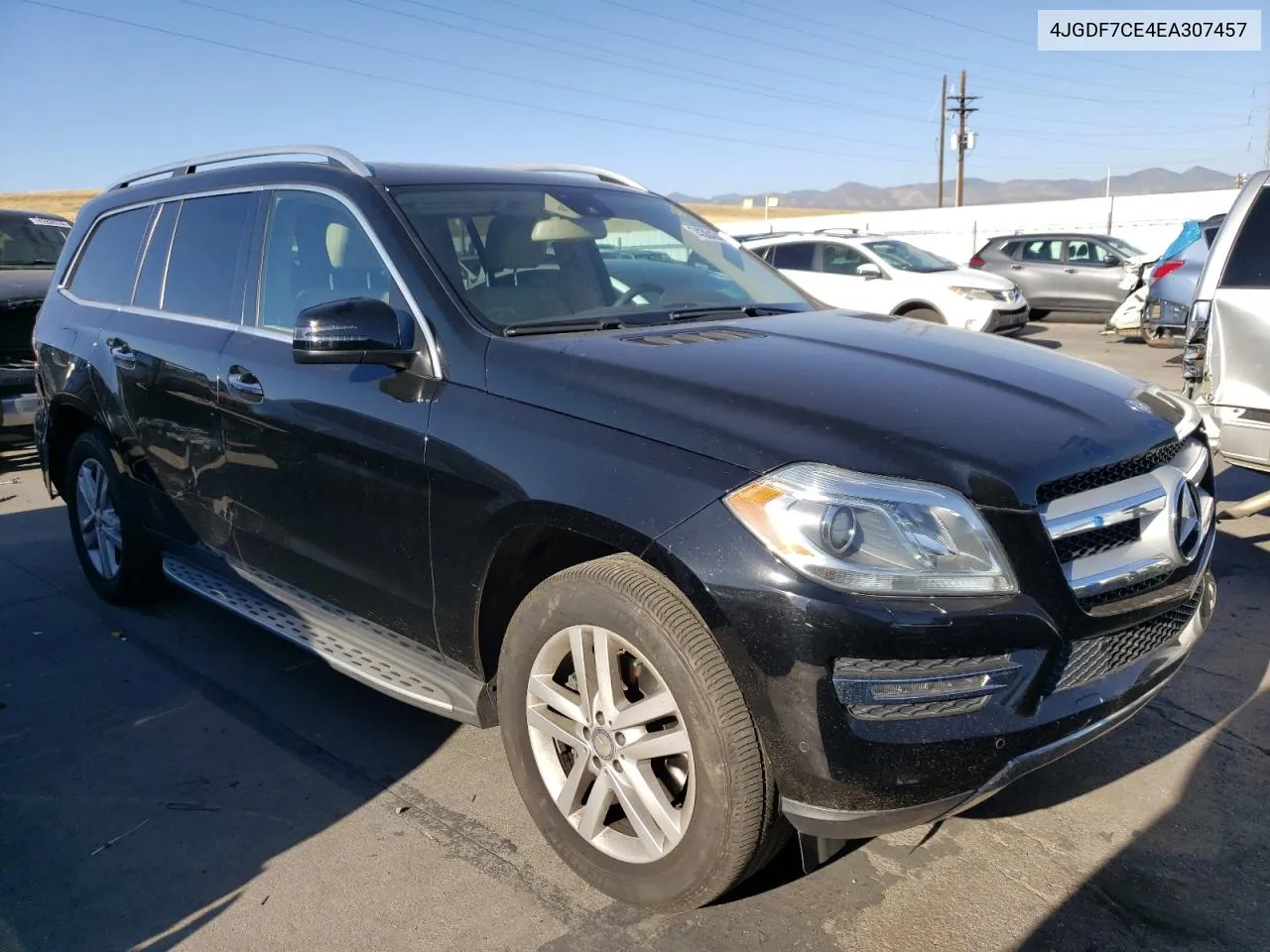 2014 Mercedes-Benz Gl 450 4Matic VIN: 4JGDF7CE4EA307457 Lot: 74364344