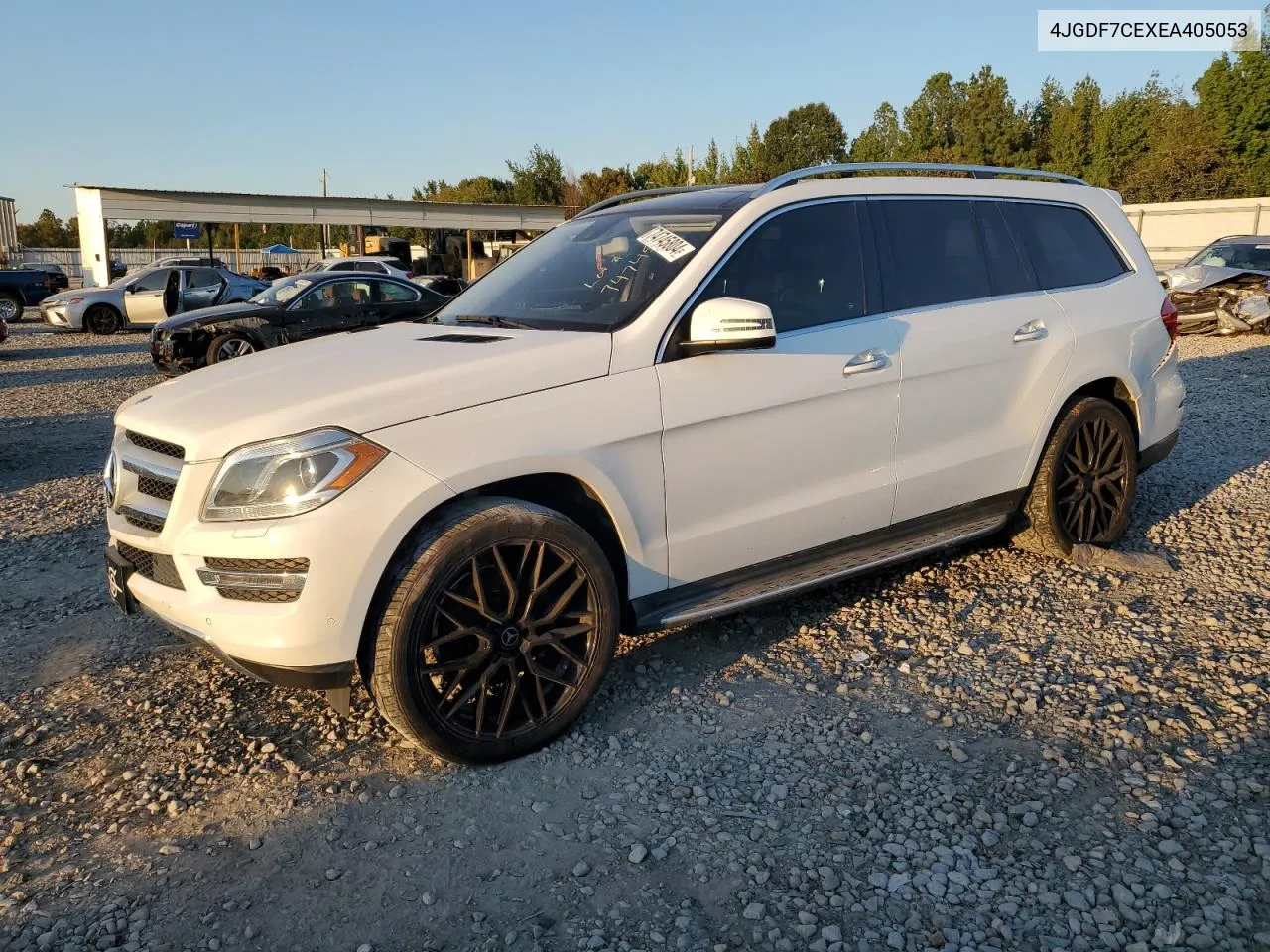 2014 Mercedes-Benz Gl 450 4Matic VIN: 4JGDF7CEXEA405053 Lot: 74745804