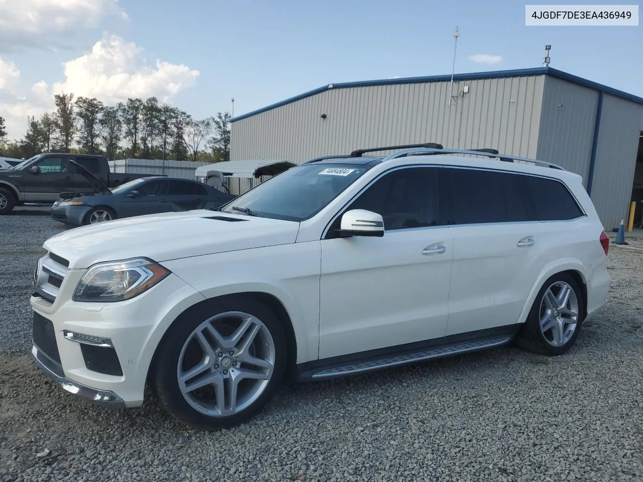 2014 Mercedes-Benz Gl 550 4Matic VIN: 4JGDF7DE3EA436949 Lot: 74884804