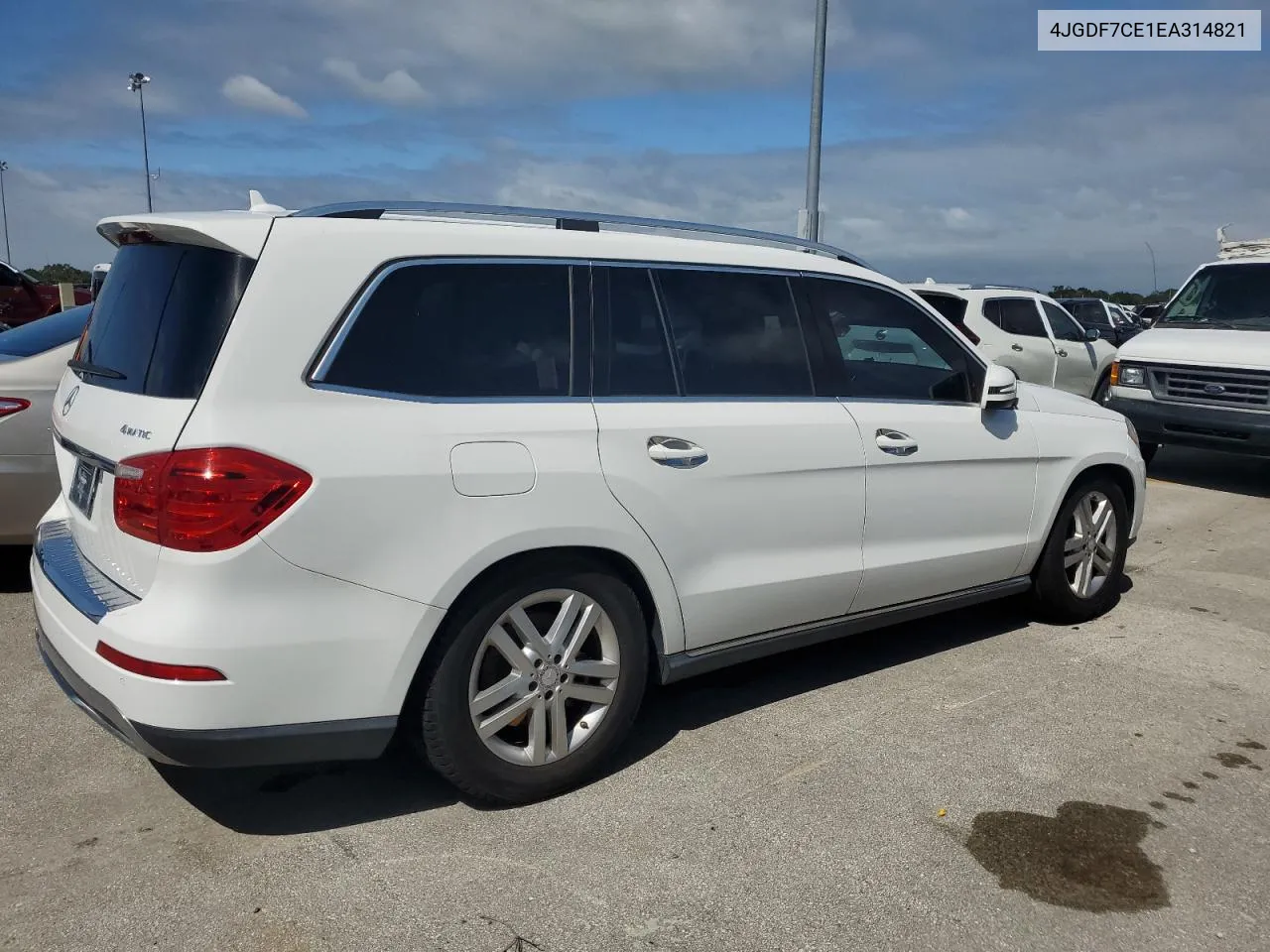 2014 Mercedes-Benz Gl 450 4Matic VIN: 4JGDF7CE1EA314821 Lot: 75076374