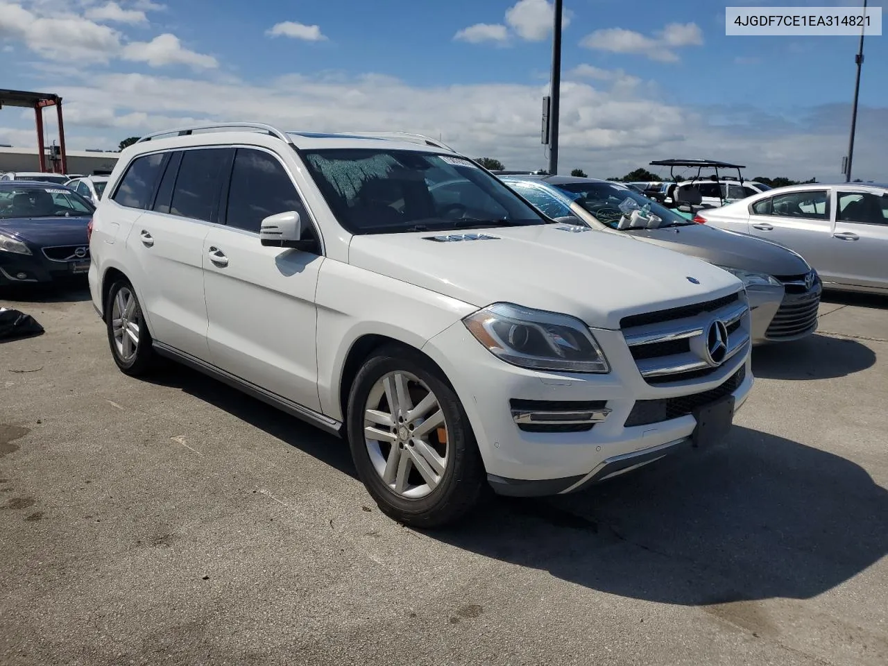 2014 Mercedes-Benz Gl 450 4Matic VIN: 4JGDF7CE1EA314821 Lot: 75076374