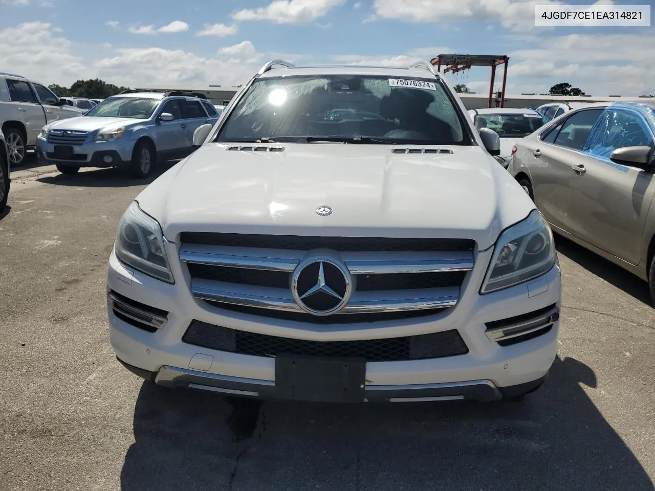 2014 Mercedes-Benz Gl 450 4Matic VIN: 4JGDF7CE1EA314821 Lot: 75076374