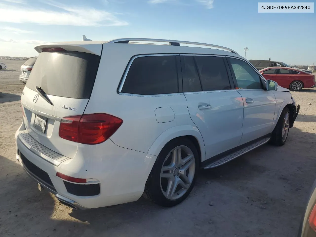 2014 Mercedes-Benz Gl 550 4Matic VIN: 4JGDF7DE9EA332840 Lot: 75165144