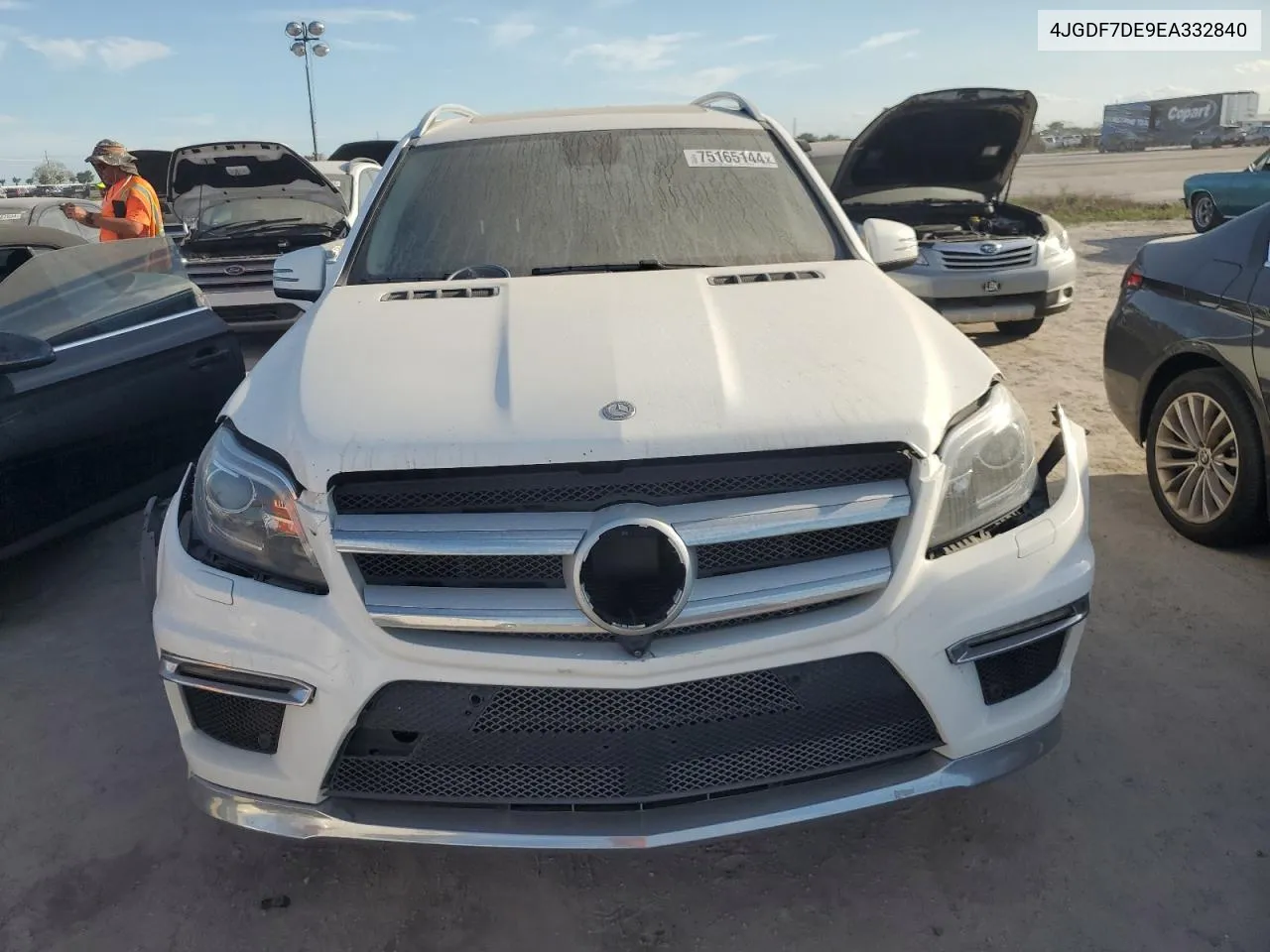 2014 Mercedes-Benz Gl 550 4Matic VIN: 4JGDF7DE9EA332840 Lot: 75165144