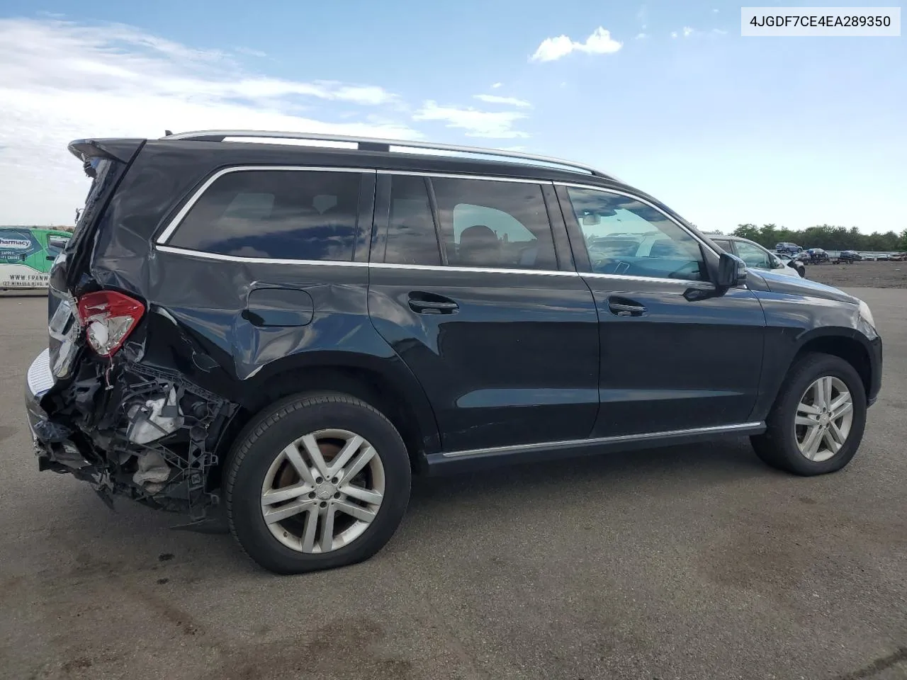 2014 Mercedes-Benz Gl 450 4Matic VIN: 4JGDF7CE4EA289350 Lot: 75389704