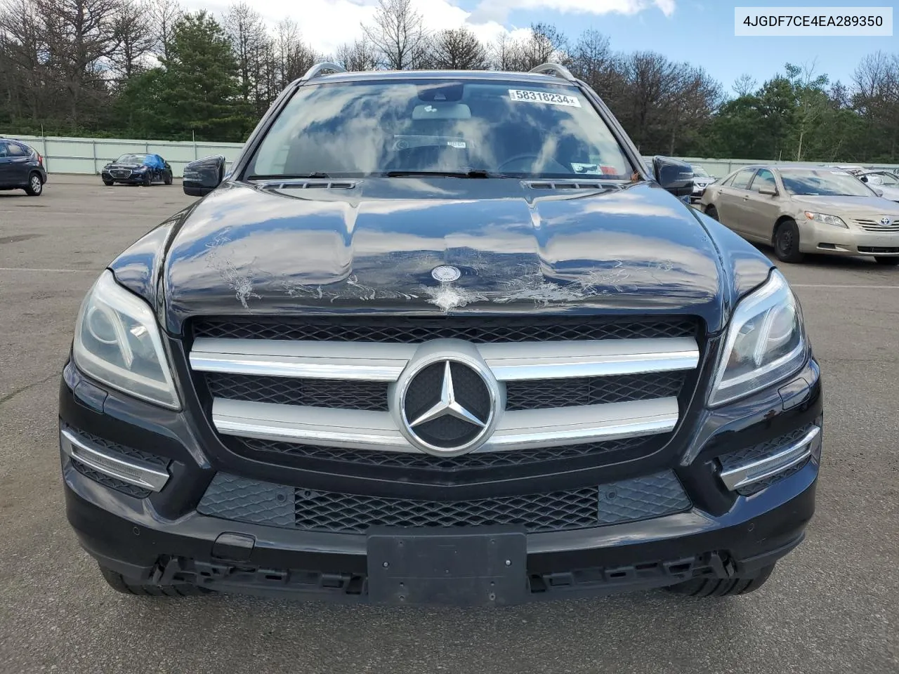 2014 Mercedes-Benz Gl 450 4Matic VIN: 4JGDF7CE4EA289350 Lot: 75389704