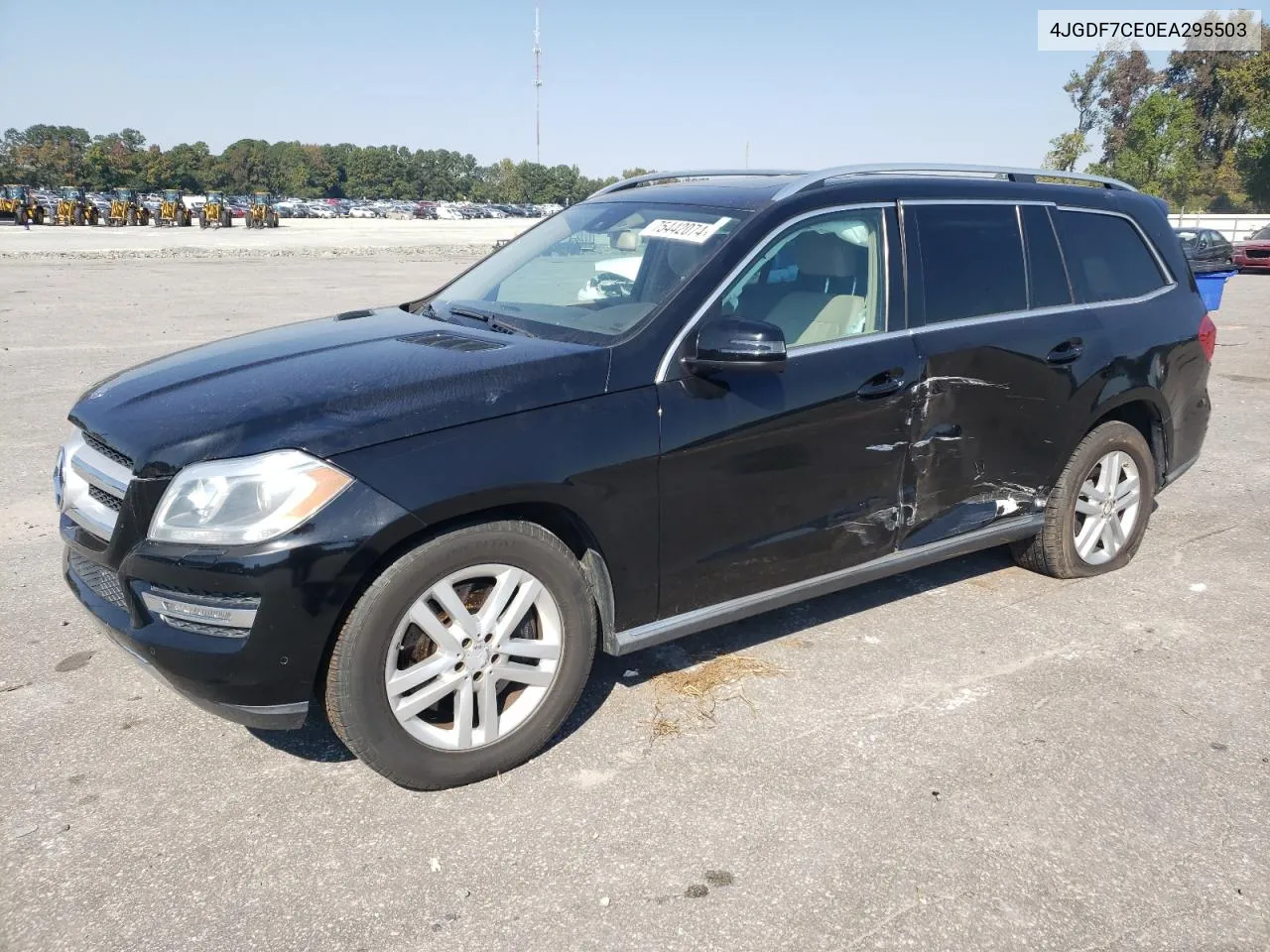 2014 Mercedes-Benz Gl 450 4Matic VIN: 4JGDF7CE0EA295503 Lot: 75442074