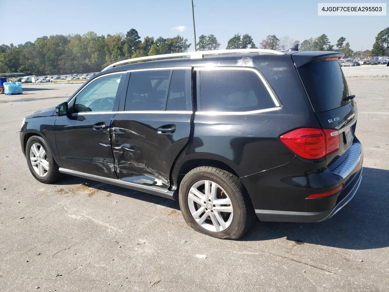 2014 Mercedes-Benz Gl 450 4Matic VIN: 4JGDF7CE0EA295503 Lot: 75442074