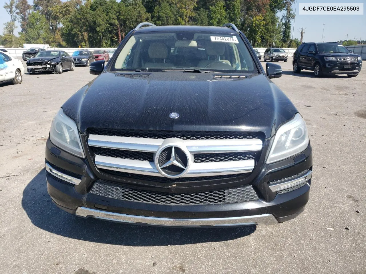 2014 Mercedes-Benz Gl 450 4Matic VIN: 4JGDF7CE0EA295503 Lot: 75442074