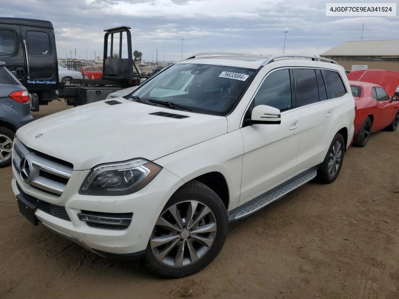 2014 Mercedes-Benz Gl 450 4Matic VIN: 4JGDF7CE9EA341524 Lot: 76633084