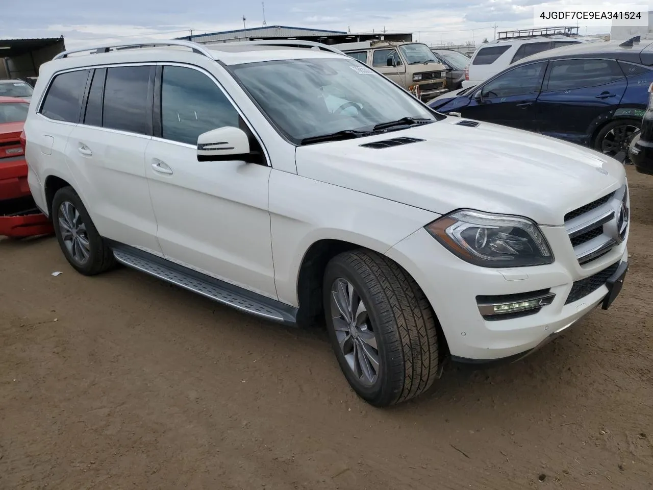 2014 Mercedes-Benz Gl 450 4Matic VIN: 4JGDF7CE9EA341524 Lot: 76633084