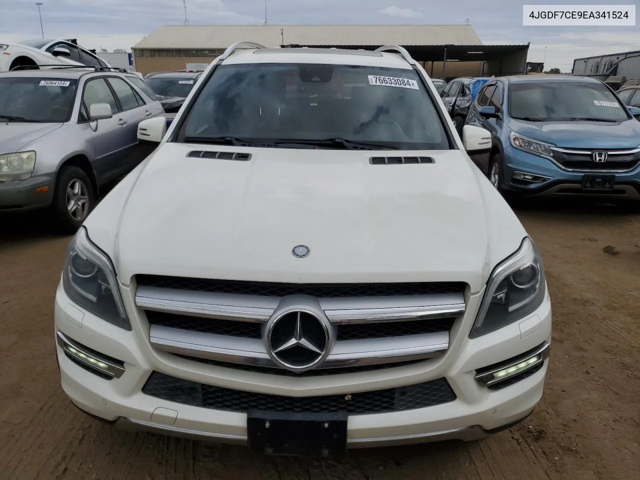 2014 Mercedes-Benz Gl 450 4Matic VIN: 4JGDF7CE9EA341524 Lot: 76633084