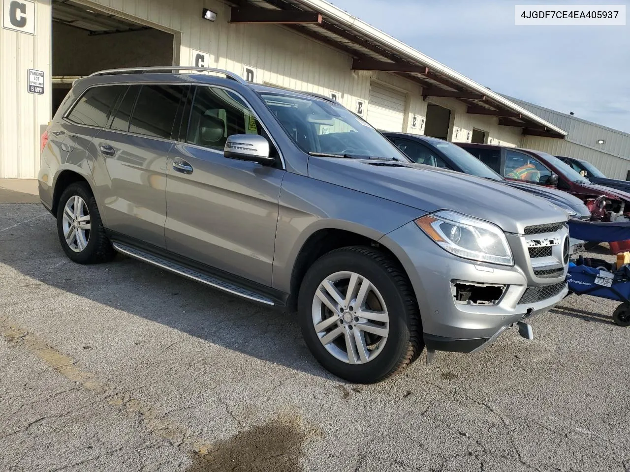 2014 Mercedes-Benz Gl 450 4Matic VIN: 4JGDF7CE4EA405937 Lot: 76893274