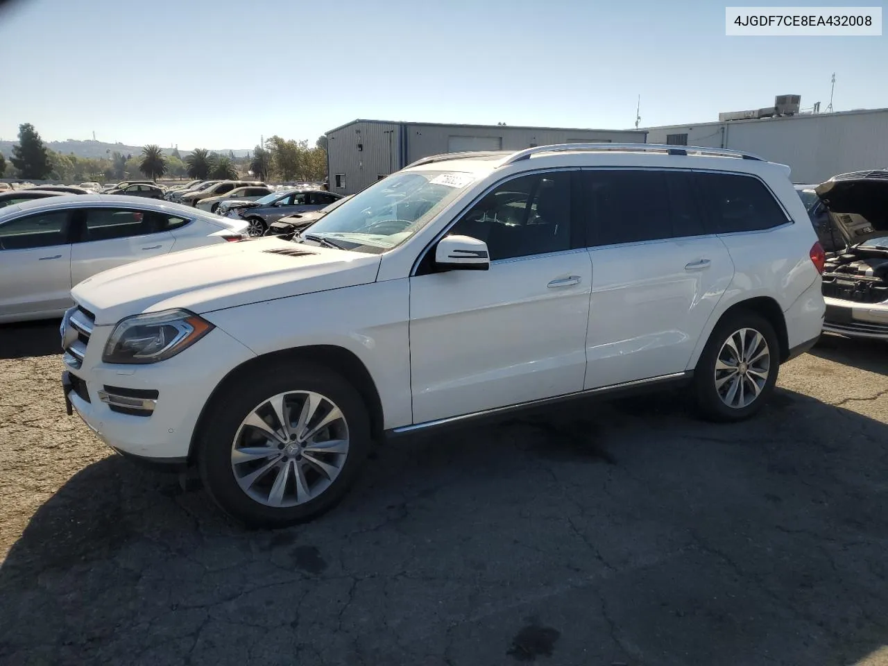 2014 Mercedes-Benz Gl 450 4Matic VIN: 4JGDF7CE8EA432008 Lot: 77503224