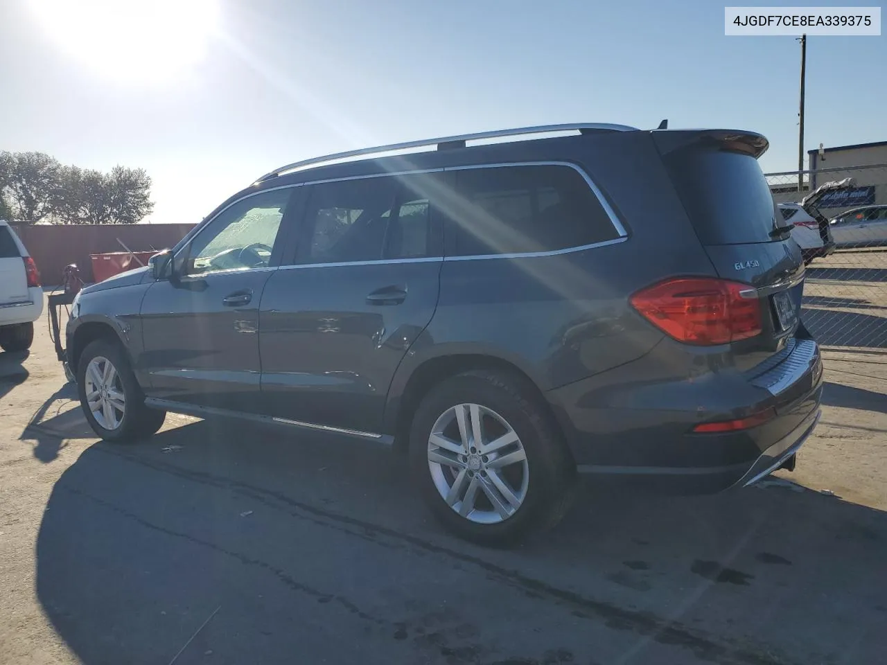 2014 Mercedes-Benz Gl 450 4Matic VIN: 4JGDF7CE8EA339375 Lot: 77834474