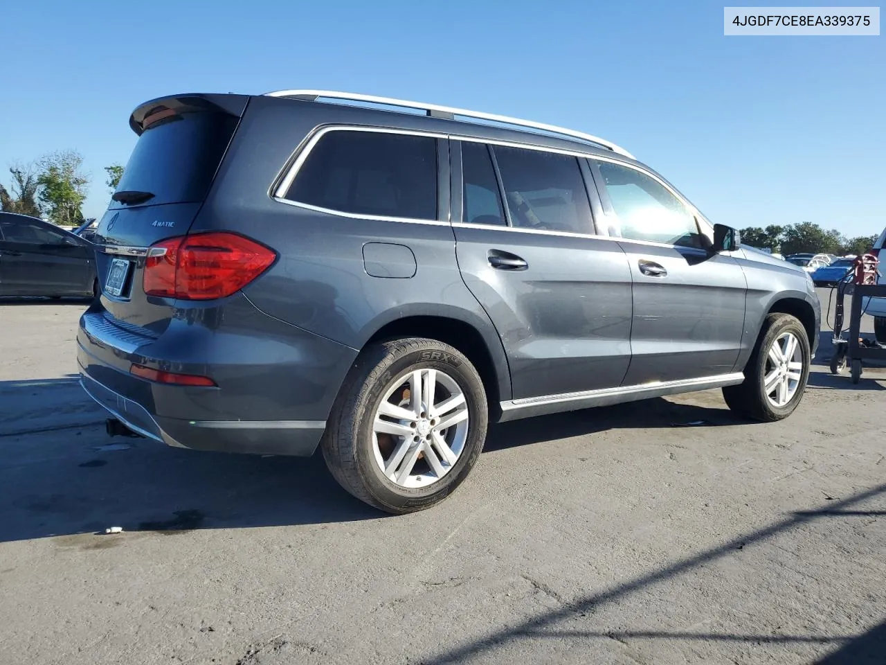 2014 Mercedes-Benz Gl 450 4Matic VIN: 4JGDF7CE8EA339375 Lot: 77834474