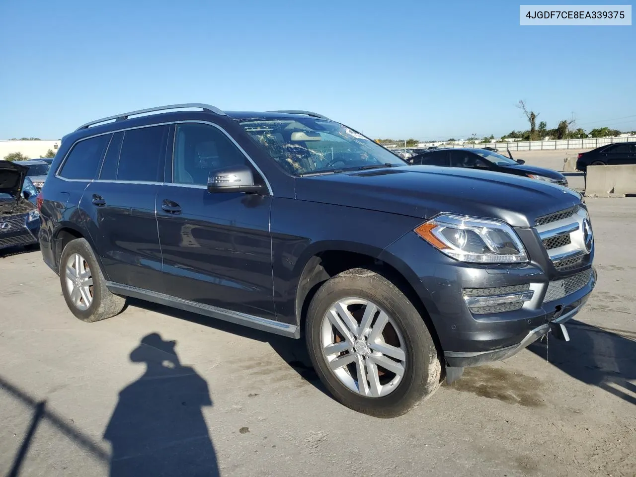 2014 Mercedes-Benz Gl 450 4Matic VIN: 4JGDF7CE8EA339375 Lot: 77834474