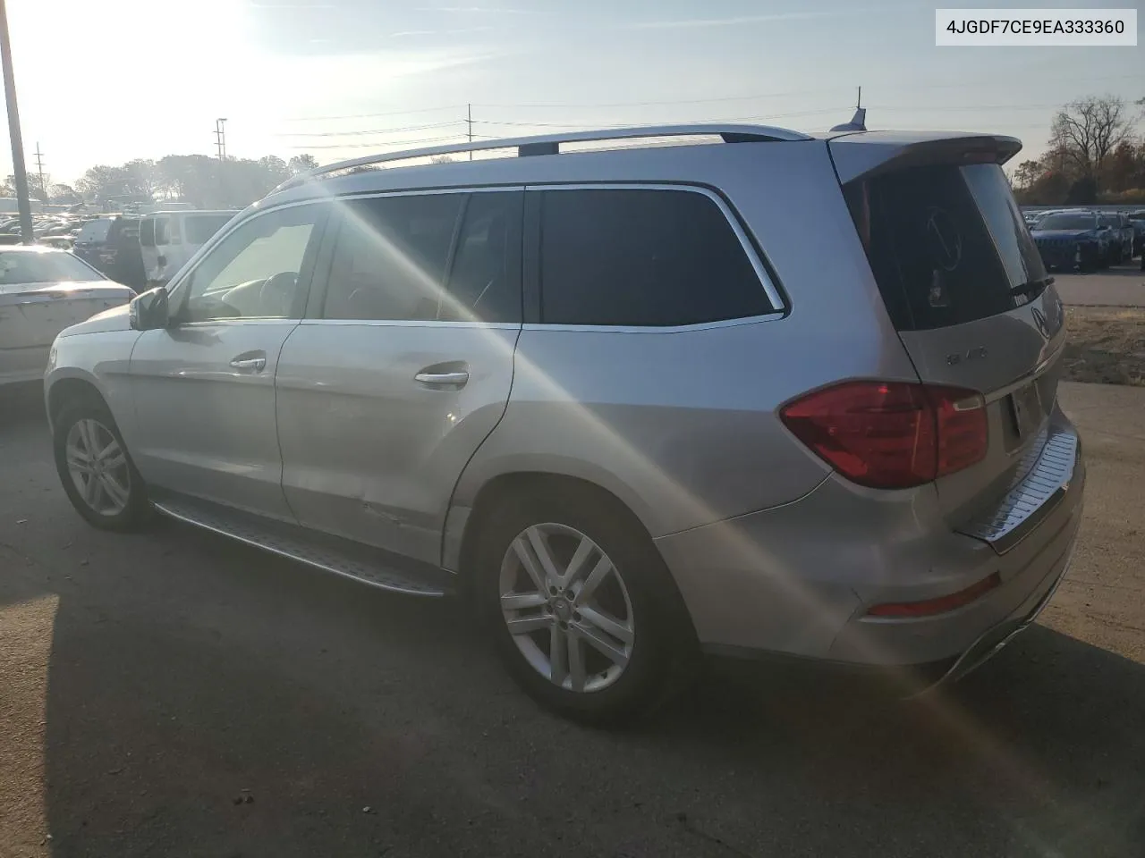 2014 Mercedes-Benz Gl 450 4Matic VIN: 4JGDF7CE9EA333360 Lot: 78143244