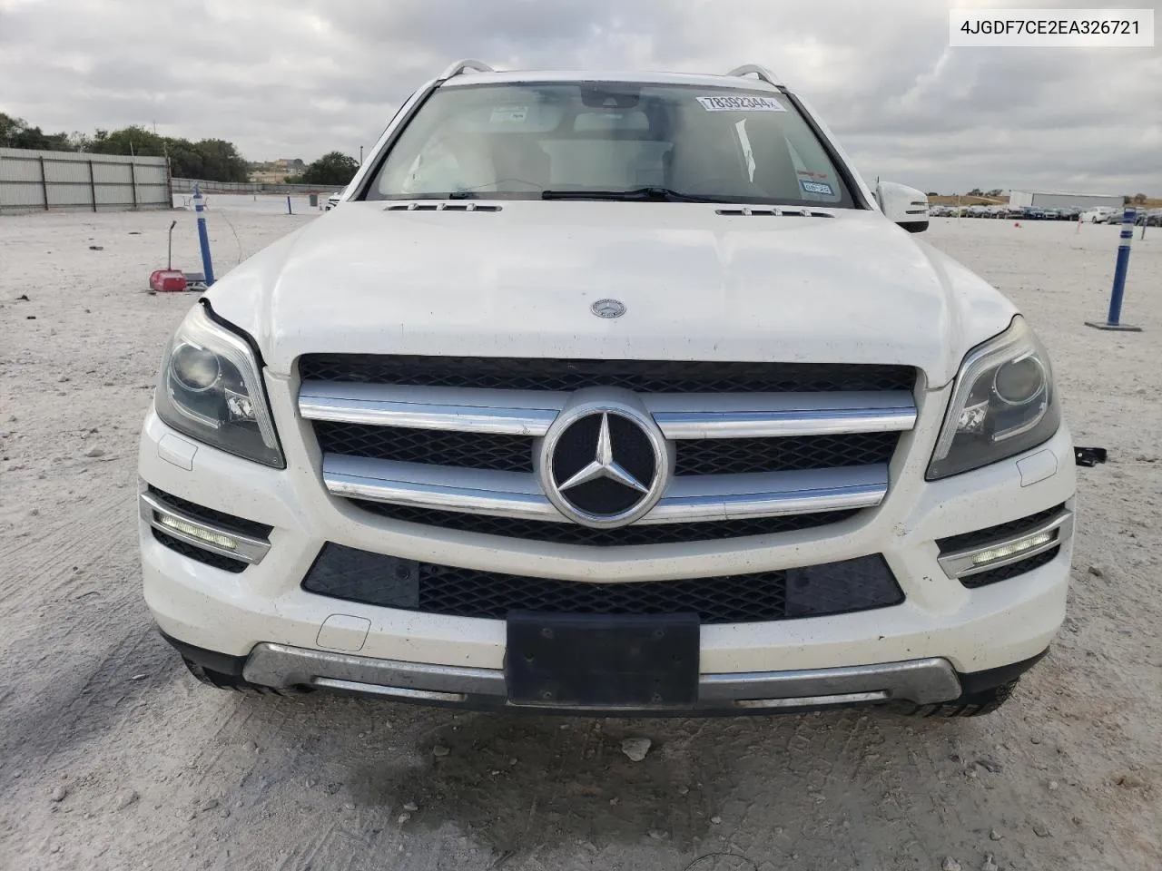 2014 Mercedes-Benz Gl 450 4Matic VIN: 4JGDF7CE2EA326721 Lot: 78392344