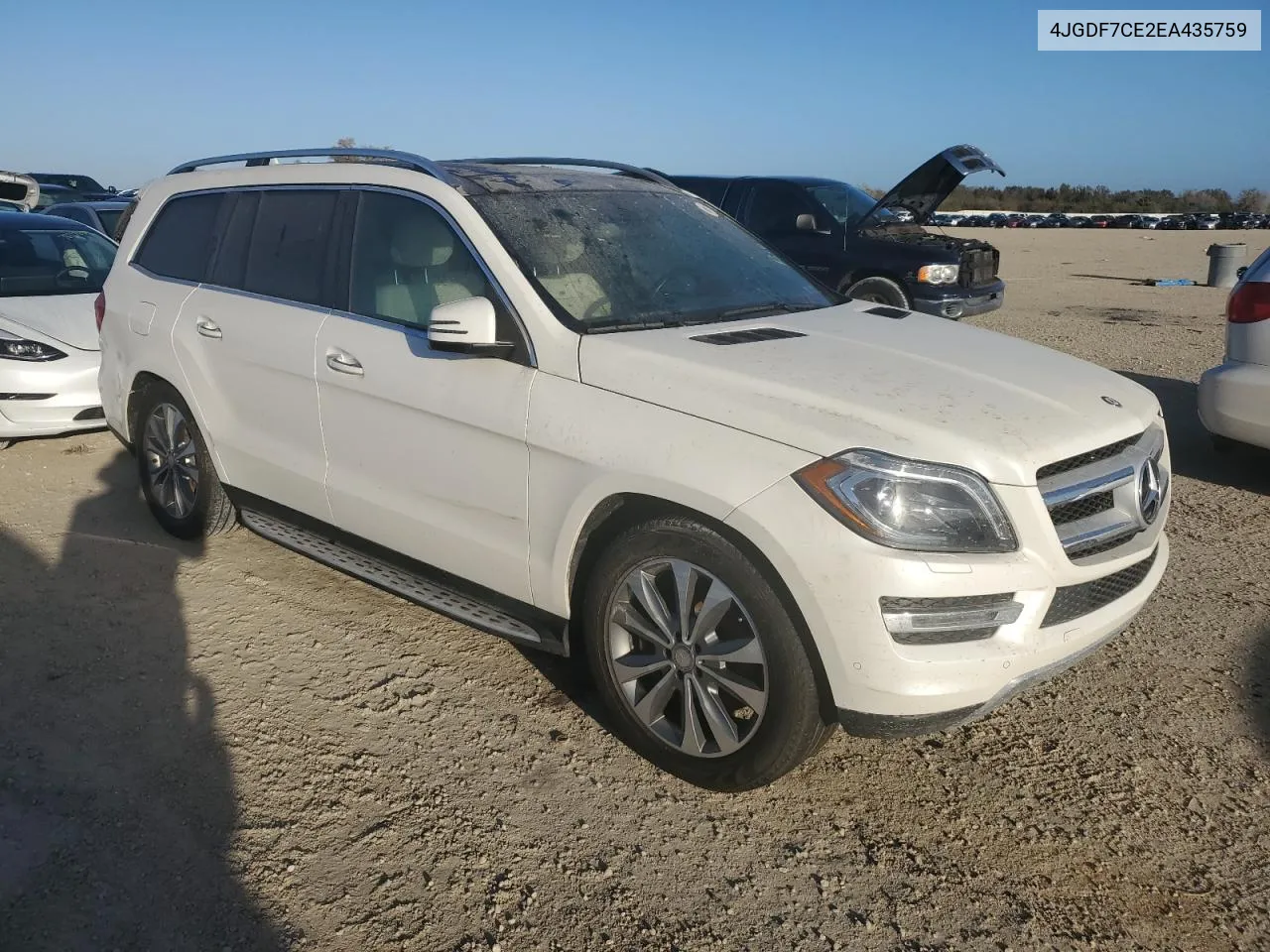 2014 Mercedes-Benz Gl 450 4Matic VIN: 4JGDF7CE2EA435759 Lot: 78753604