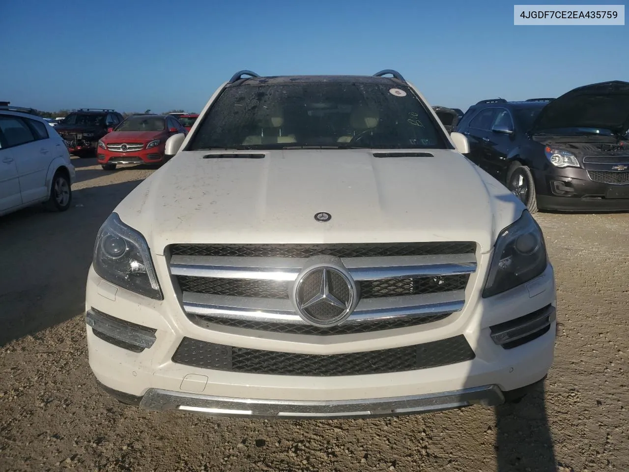 2014 Mercedes-Benz Gl 450 4Matic VIN: 4JGDF7CE2EA435759 Lot: 78753604