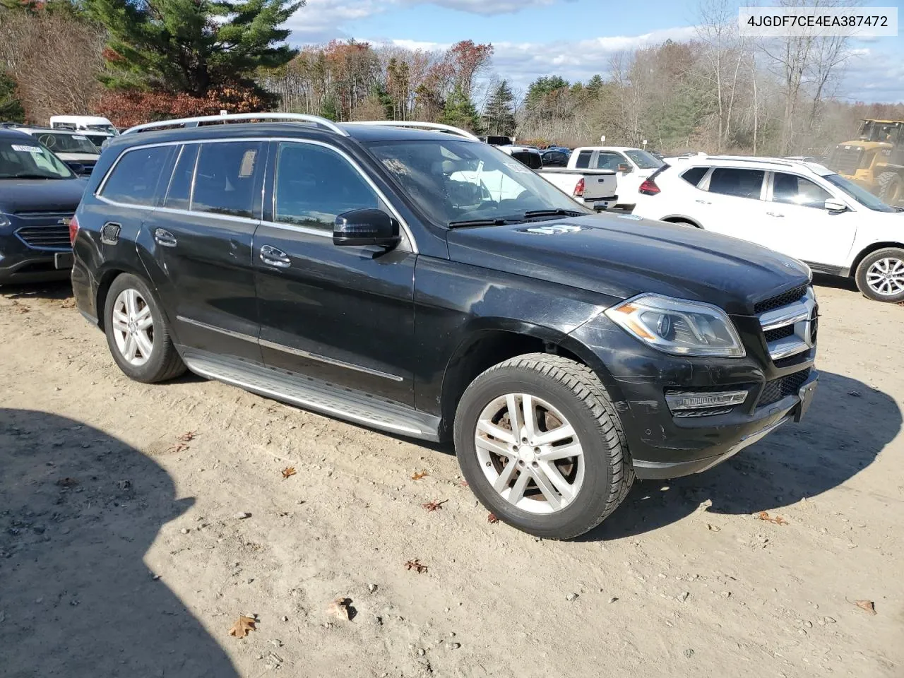 2014 Mercedes-Benz Gl 450 4Matic VIN: 4JGDF7CE4EA387472 Lot: 79217884