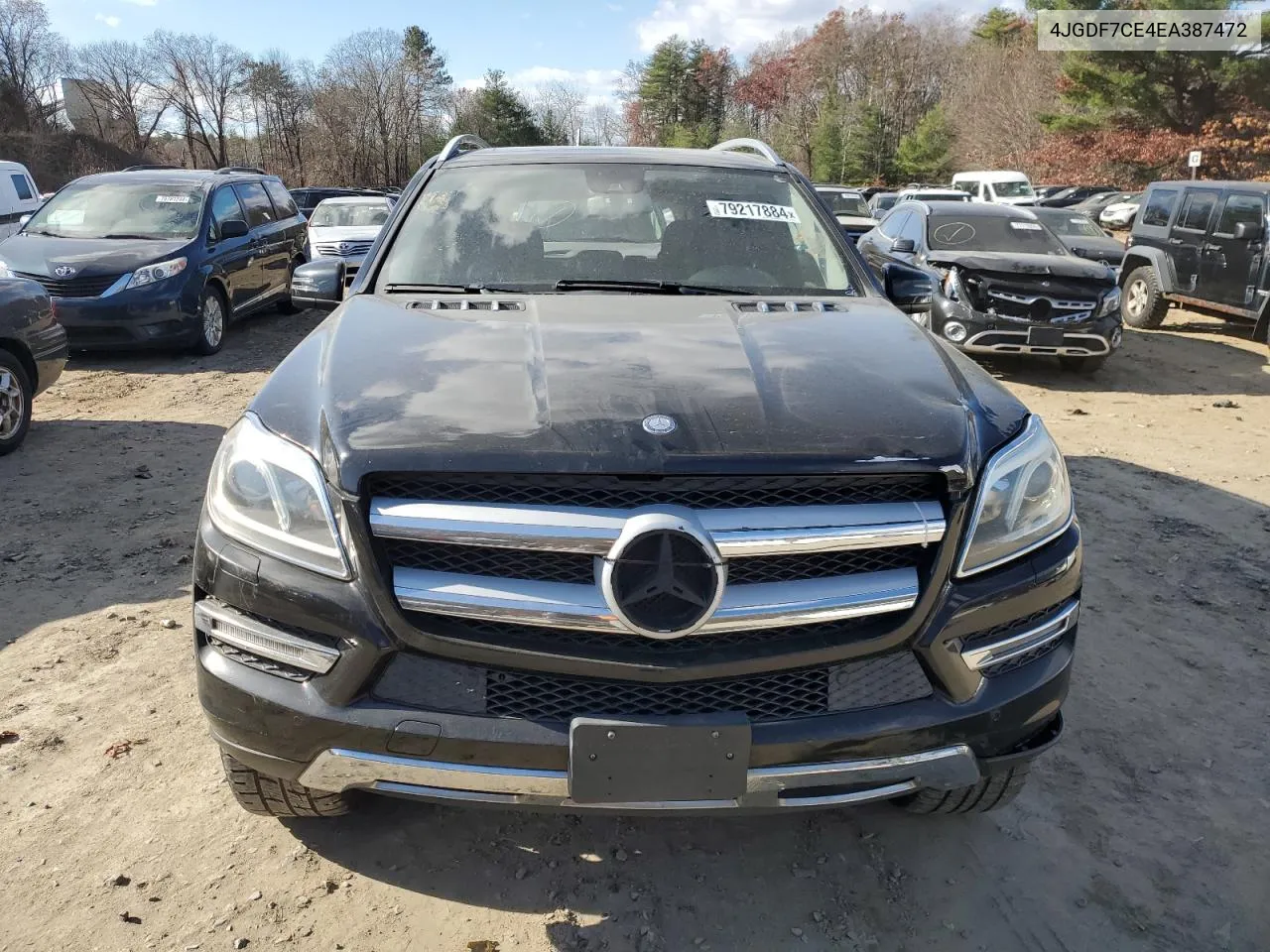 2014 Mercedes-Benz Gl 450 4Matic VIN: 4JGDF7CE4EA387472 Lot: 79217884