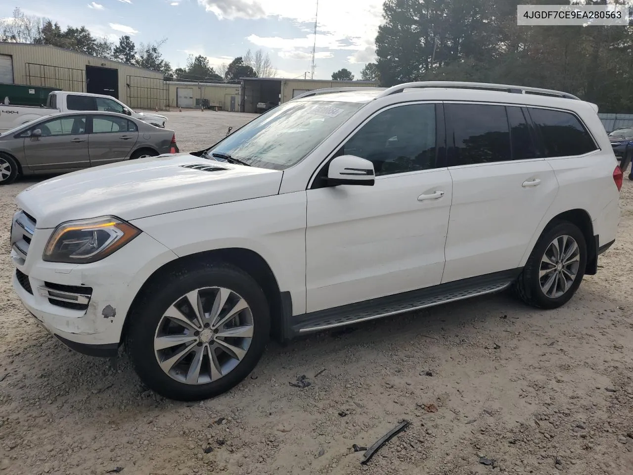 2014 Mercedes-Benz Gl 450 4Matic VIN: 4JGDF7CE9EA280563 Lot: 79300854