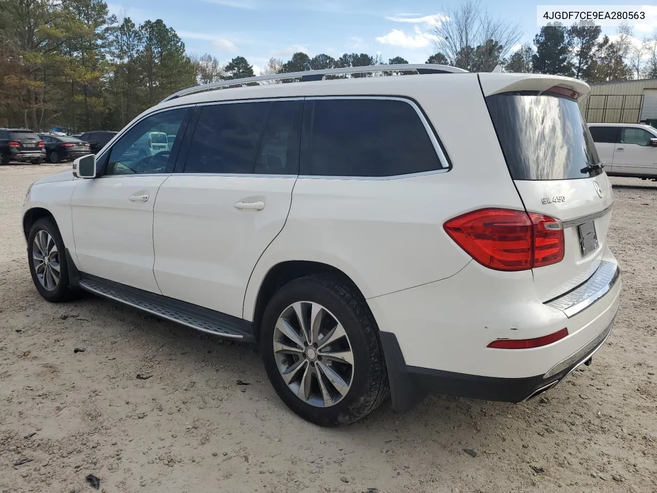 2014 Mercedes-Benz Gl 450 4Matic VIN: 4JGDF7CE9EA280563 Lot: 79300854