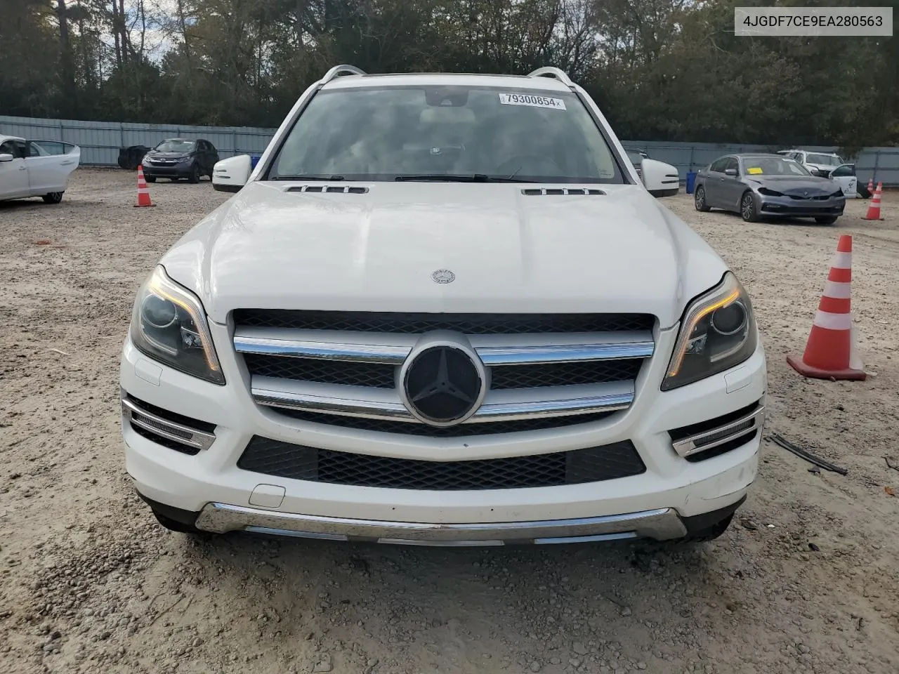 2014 Mercedes-Benz Gl 450 4Matic VIN: 4JGDF7CE9EA280563 Lot: 79300854