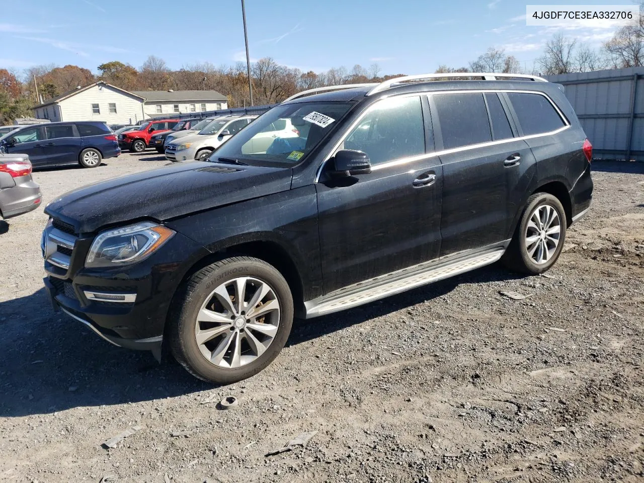 2014 Mercedes-Benz Gl 450 4Matic VIN: 4JGDF7CE3EA332706 Lot: 79507824