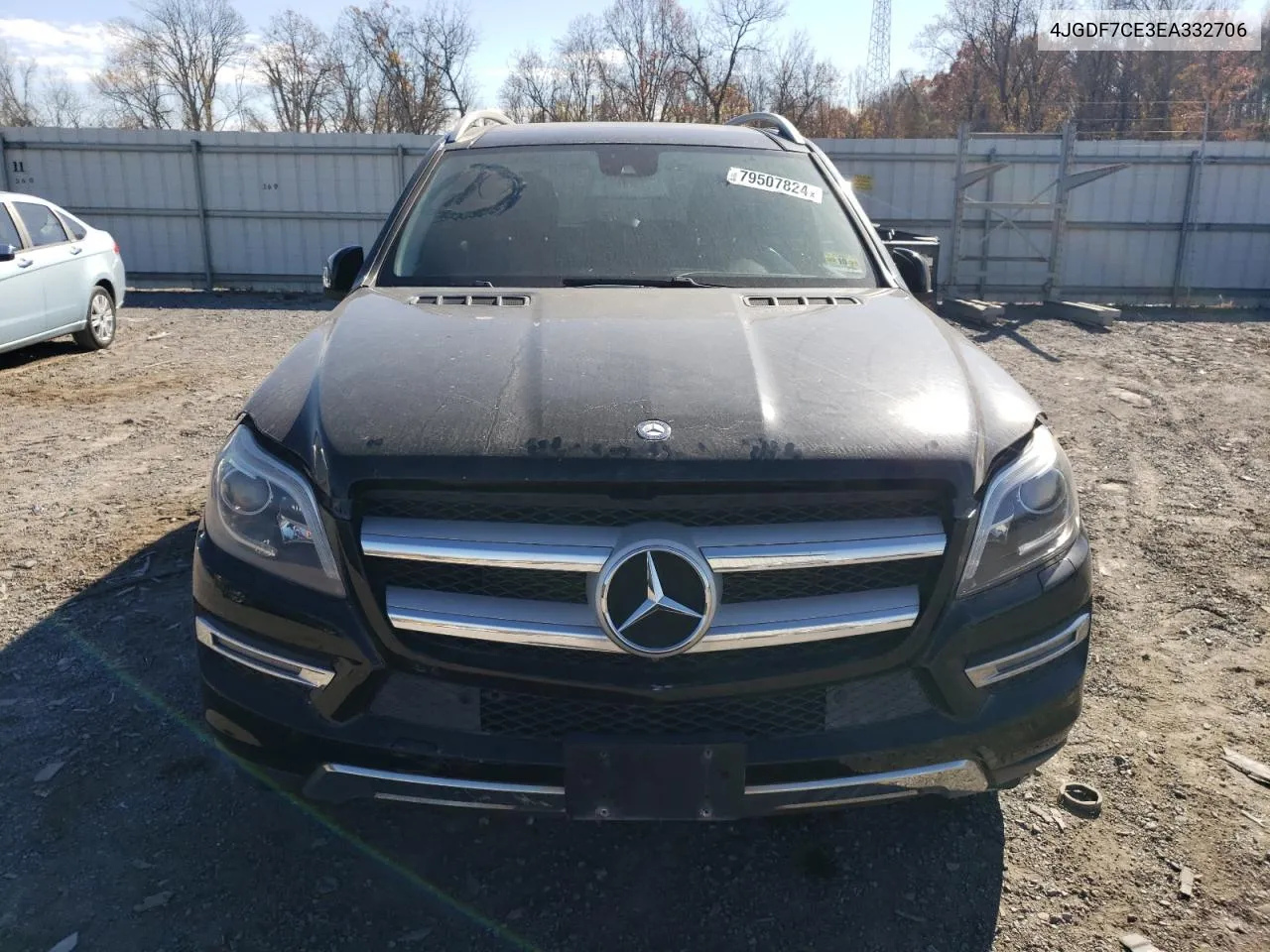 2014 Mercedes-Benz Gl 450 4Matic VIN: 4JGDF7CE3EA332706 Lot: 79507824