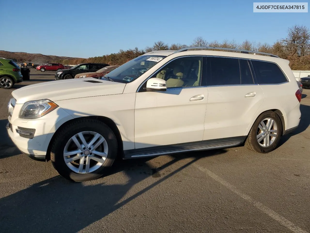 2014 Mercedes-Benz Gl 450 4Matic VIN: 4JGDF7CE6EA347815 Lot: 79961234