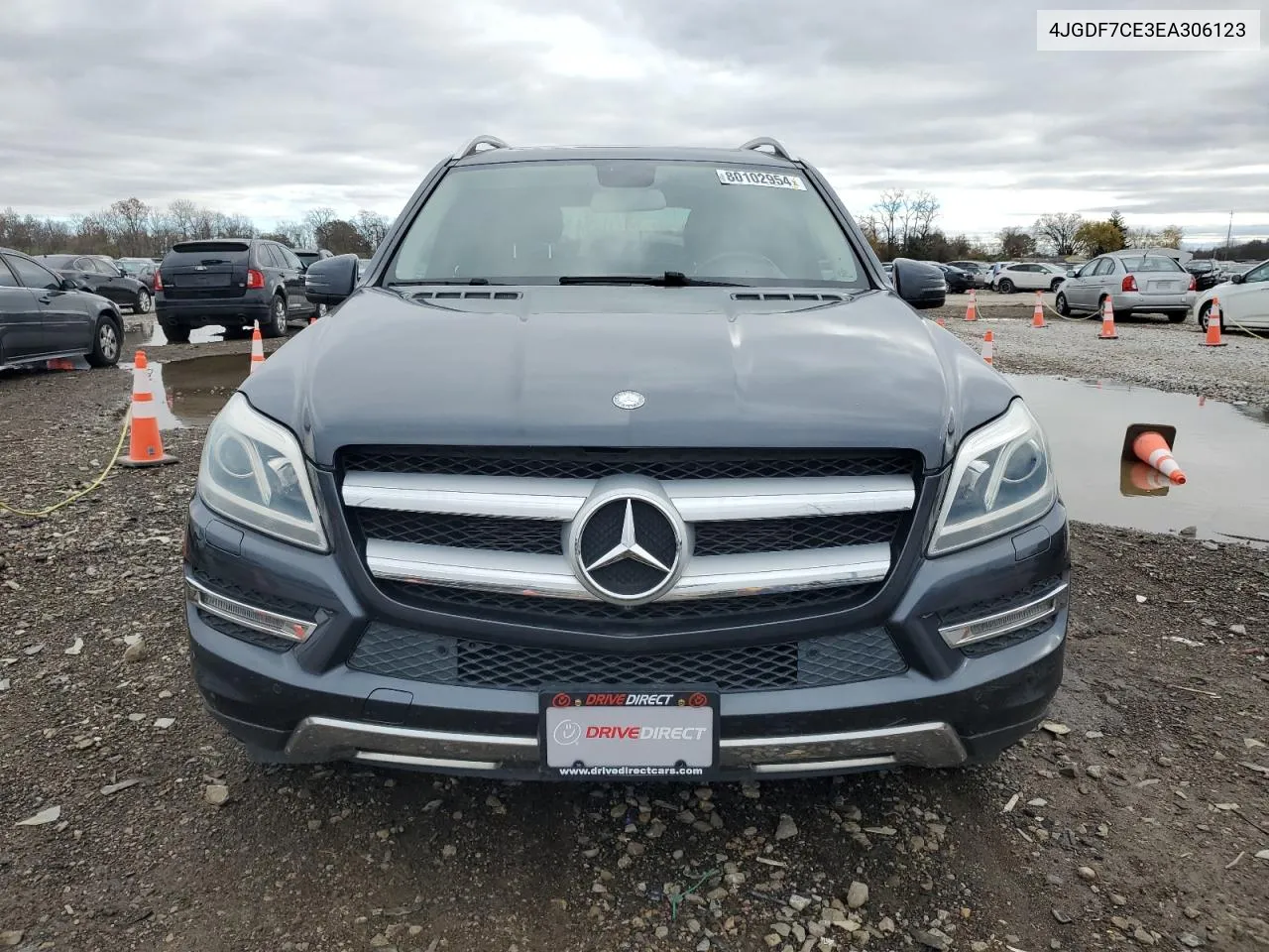 2014 Mercedes-Benz Gl 450 4Matic VIN: 4JGDF7CE3EA306123 Lot: 80102954