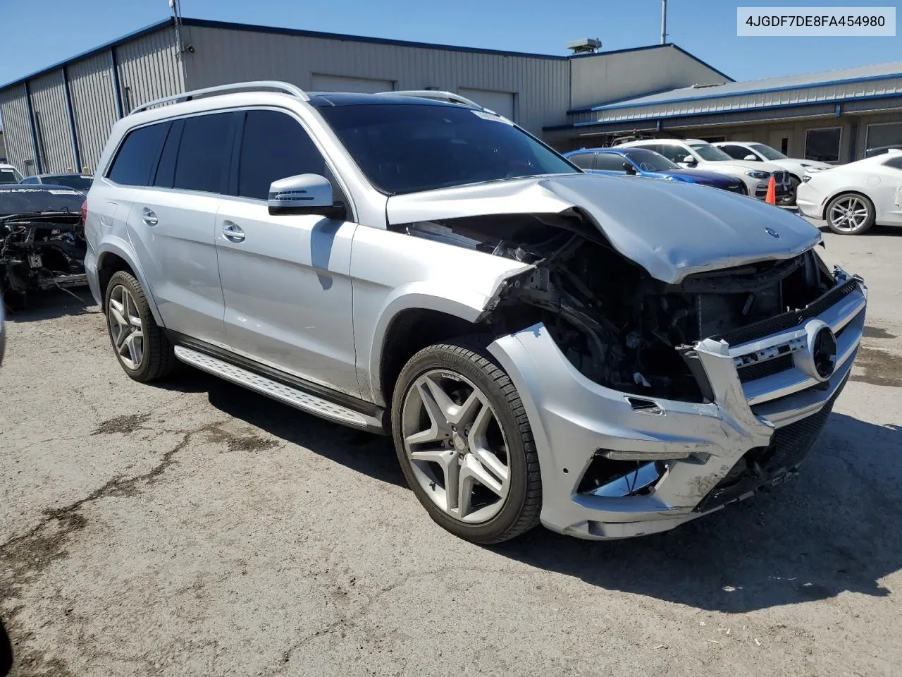 2015 Mercedes-Benz Gl 550 4Matic VIN: 4JGDF7DE8FA454980 Lot: 49632204