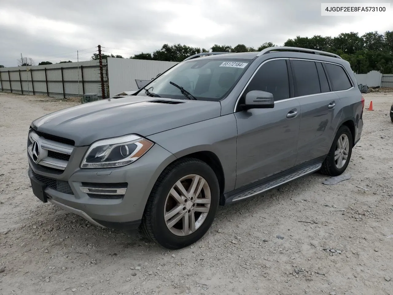 2015 Mercedes-Benz Gl 350 Bluetec VIN: 4JGDF2EE8FA573100 Lot: 55172184