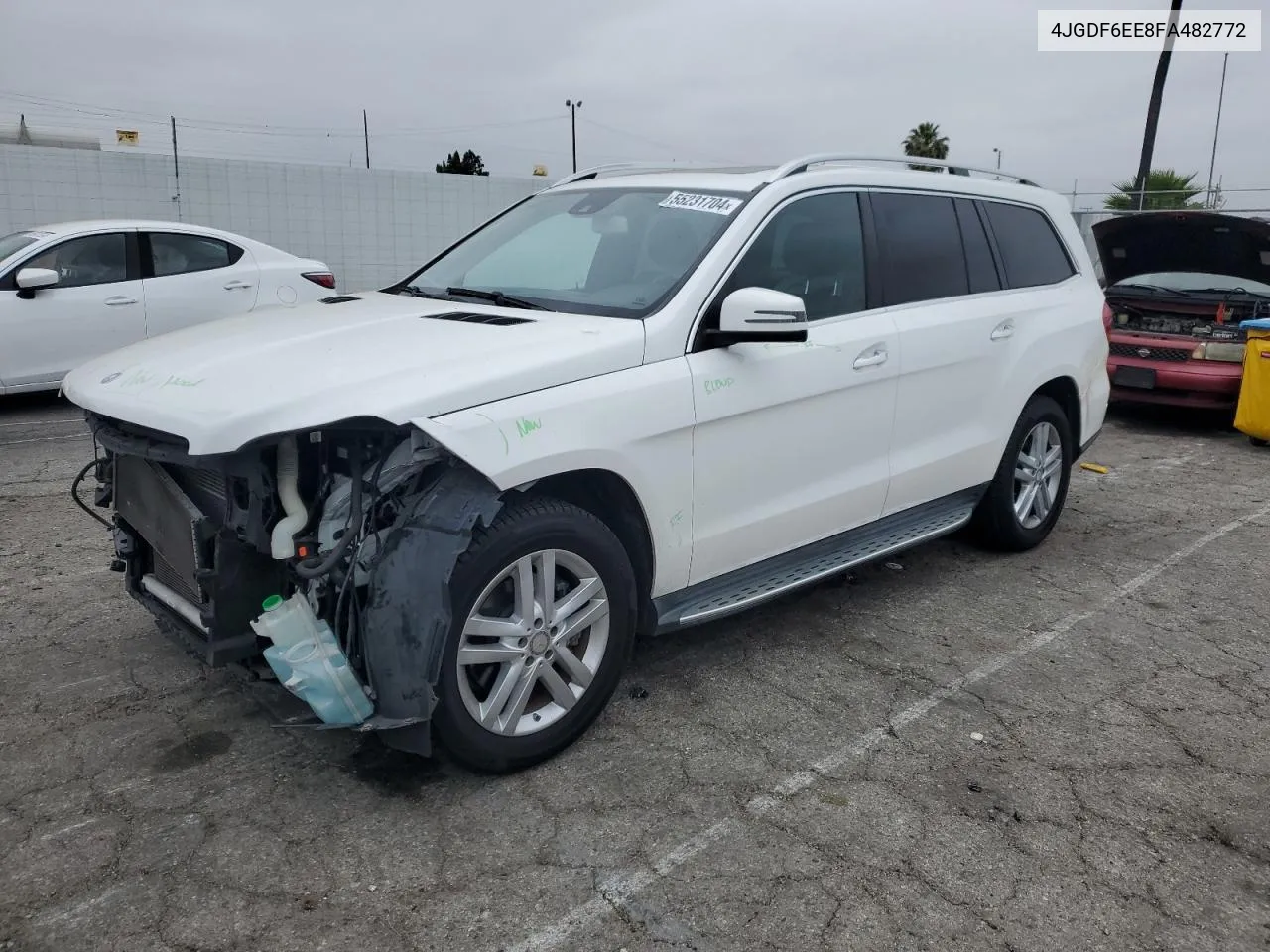 2015 Mercedes-Benz Gl 450 4Matic VIN: 4JGDF6EE8FA482772 Lot: 55231704