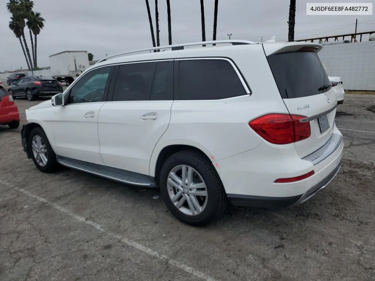 2015 Mercedes-Benz Gl 450 4Matic VIN: 4JGDF6EE8FA482772 Lot: 55231704