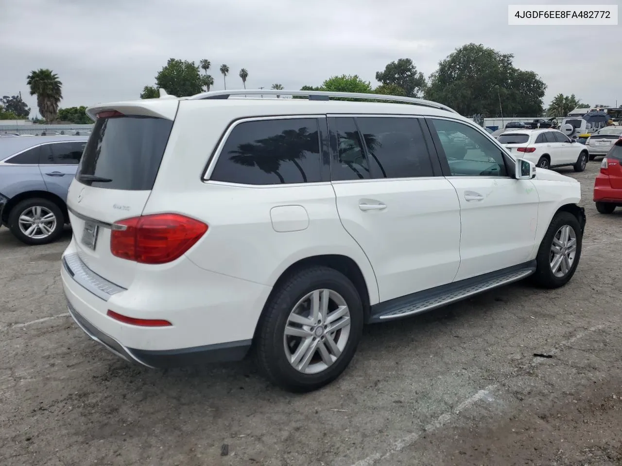 2015 Mercedes-Benz Gl 450 4Matic VIN: 4JGDF6EE8FA482772 Lot: 55231704