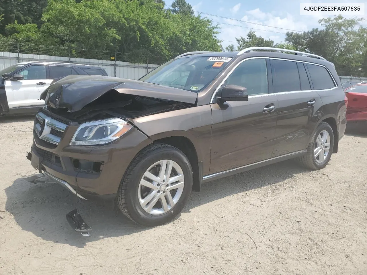 2015 Mercedes-Benz Gl 350 Bluetec VIN: 4JGDF2EE3FA507635 Lot: 58298694