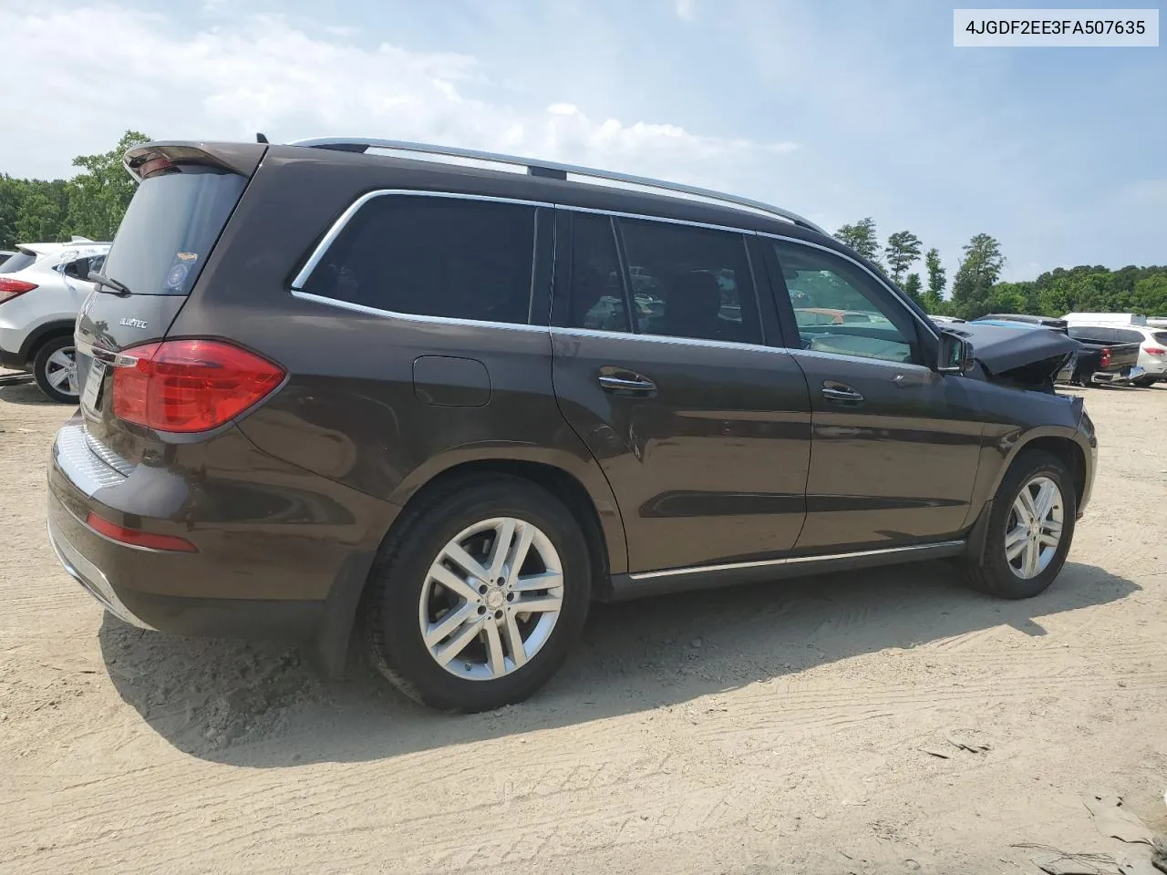 2015 Mercedes-Benz Gl 350 Bluetec VIN: 4JGDF2EE3FA507635 Lot: 58298694