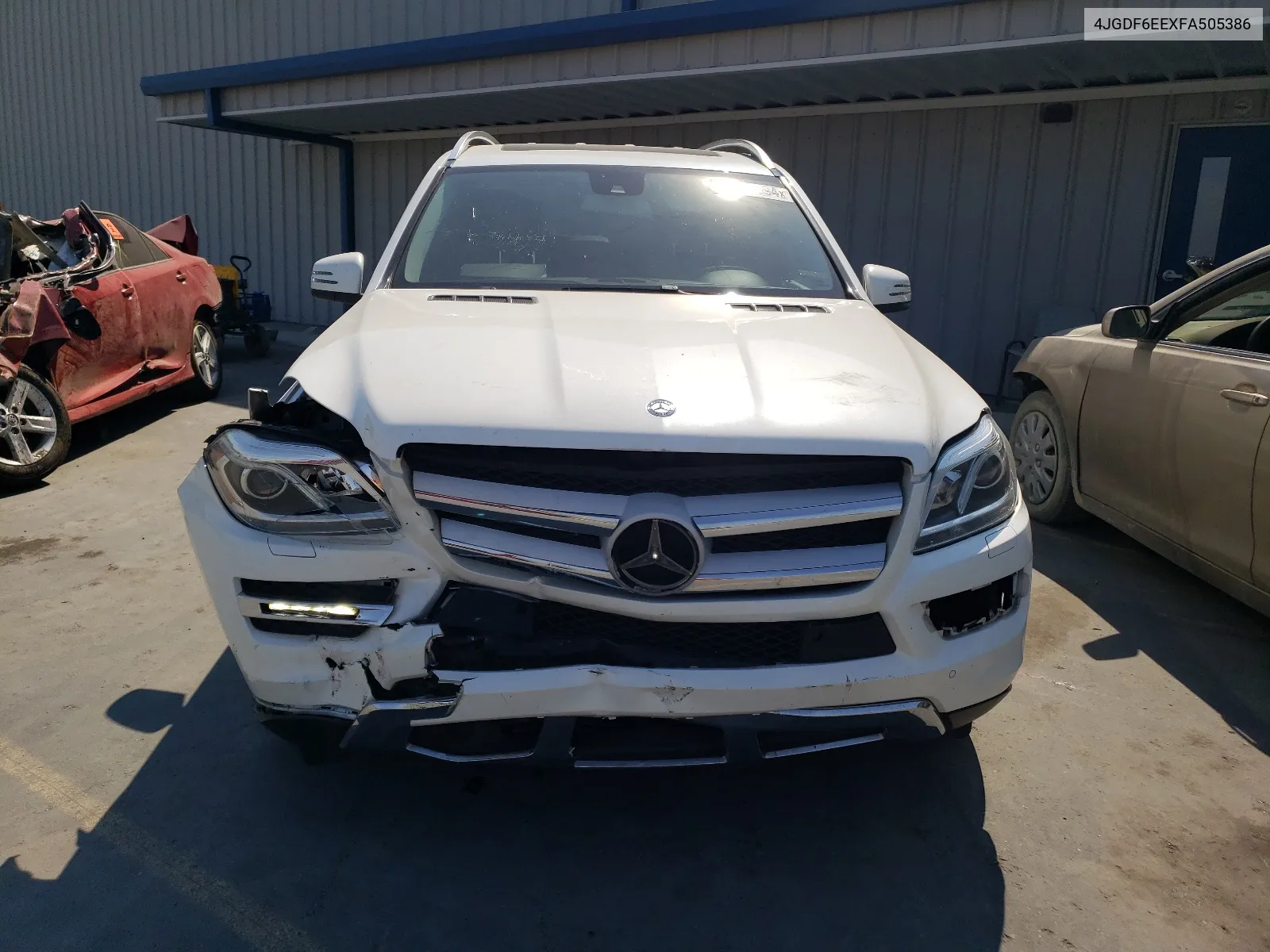 2015 Mercedes-Benz Gl 450 4Matic VIN: 4JGDF6EEXFA505386 Lot: 62853594