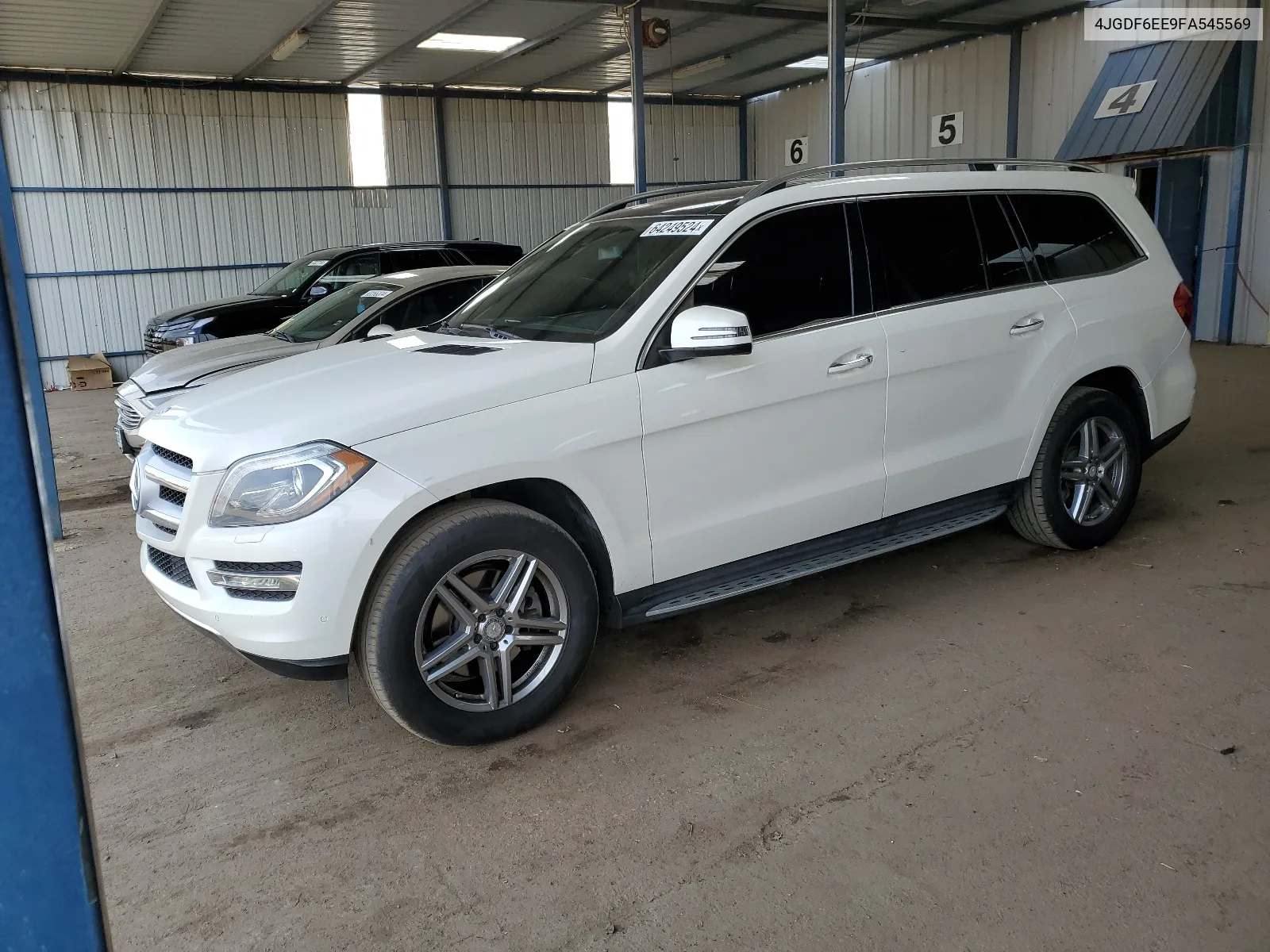 2015 Mercedes-Benz Gl 450 4Matic VIN: 4JGDF6EE9FA545569 Lot: 64249524