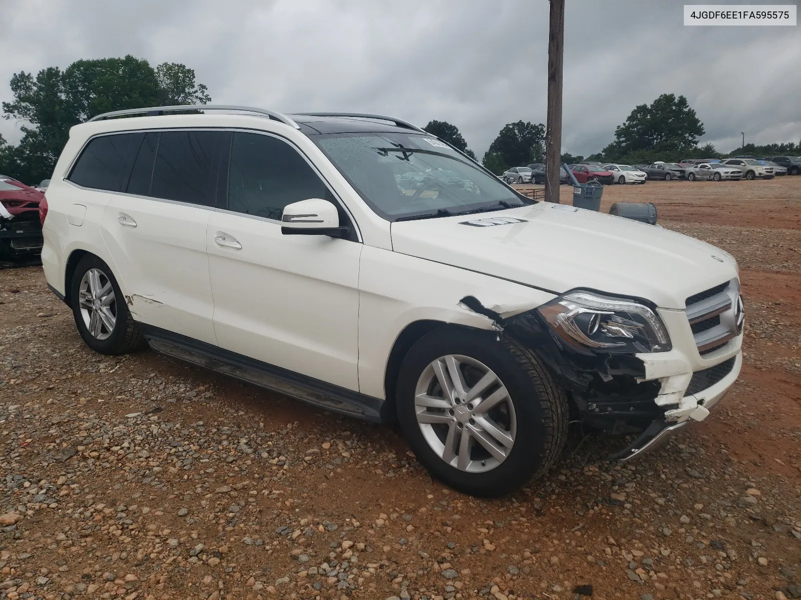 2015 Mercedes-Benz Gl 450 4Matic VIN: 4JGDF6EE1FA595575 Lot: 64841464