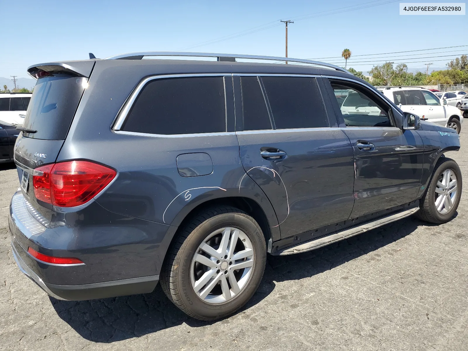 2015 Mercedes-Benz Gl 450 4Matic VIN: 4JGDF6EE3FA532980 Lot: 67565754